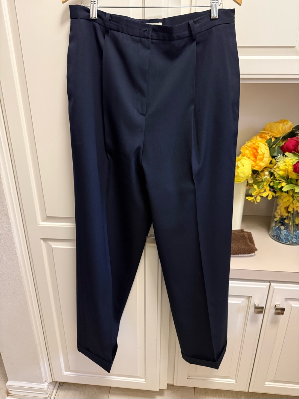 Tailored Women's Navy Dress Pants